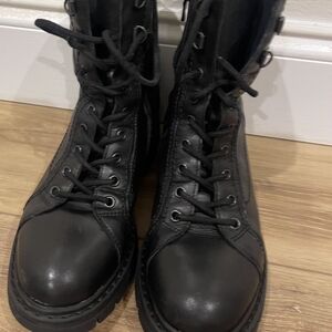 Nero Giardini Combat Ankle Boots